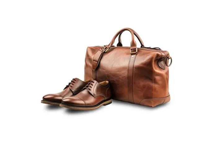 Premium bolsos y zapatos de cuero